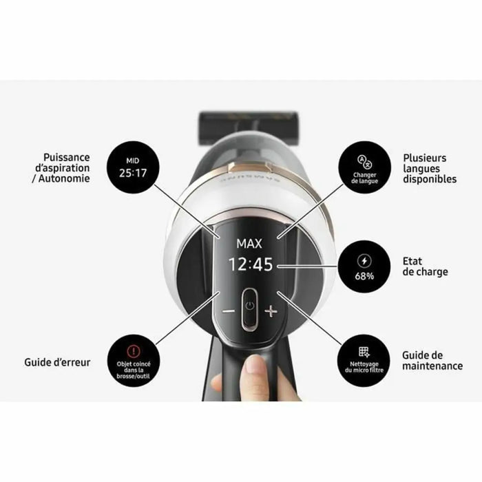 Cordless Vacuum Cleaner Samsung Jet 85 Blue 550 W - Почистване Прахосмукачки И Гладене<<<Дом