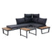 Corner garden lounge set or 2 sofas + table NUVIO grey - Garden sofasSOF-OGR<<<Sofas and couchesSOF<<<ActionPL