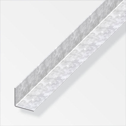 CORNER PROFILE GALVANIZED STEEL 23.5X23.5 MM 1 M ALFER ALUMINUM - Профили<<<Профили и планки<<<Инструменти и