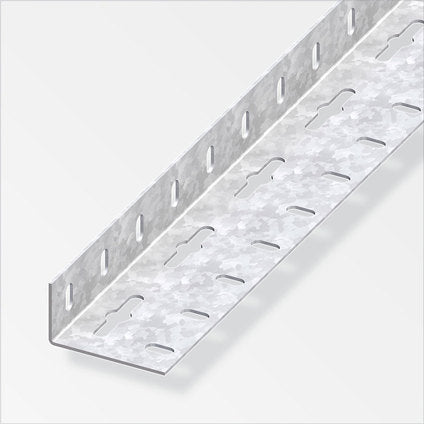 CORNER PROFILE GALVANIZED STEEL 43.5X23.5 MM 1 M ALFER ALUMINUM - Профили<<<Профили и планки<<<Инструменти и