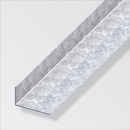 CORNER PROFILE GALVANIZED STEEL 43.5X23.5 MM 1 M ALFER ALUMINUM - Профили<<<Профили и планки<<<Инструменти и