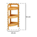Corner Shelves 5five Simply Smart 23 x 23 x 61 cm Brown 3 Shelves - Баня<<<Дом Градина<<<BigBuy&&&Аксесоари и
