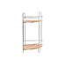 Corner Shelves DKD Home Decor Natural Bamboo Stainless chrome metal 2 Shelves 19,5 x 19,5 x 36,5 cm - Баня<<<Дом