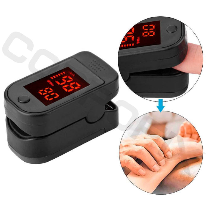 Corpofix oximeter for measuring the oxygen saturation in blood, a finger