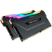 CORSAIR 16GB RAMKit 2x8GB DDR4 3200MHz 2x288 DIMM Unbuffered 16-18-18-36 Vengeance RGB Pro Black Heat Spreader RGB LED