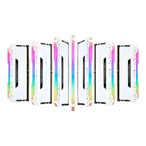 CORSAIR 16GB RAMKit 2x8GB DDR4 3200MHz 2x288 DIMM Unbuffered 16-18-18-36 Vengeance RGB Pro White Heat Spreader RGB LED