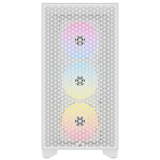 Corsair 3000D RGB Airflow Mid Tower Case White - Кутии за компютри<<<Компютърни компоненти<<<ValiAPI&&&Компютър Мрежи и
