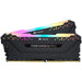 CORSAIR DDR4 32GB 2x16GB 3200MHz DIMM CL16 VENGEANCE RGB Pro SL Black 1.35V XMP 2.0 - Памети за настолни