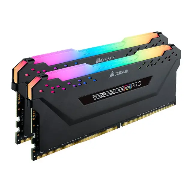 CORSAIR DDR4 3600MHz 32GB 2x288 DIMM Unbuffered 18-22-22-42 Vengeance RGB PRO black Heat spreader 1.35V XMP 2.0 for AMD
