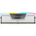 CORSAIR VENGEANCE RGB 32GB 2x16GB DDR5 5200MHz DIMM Unbuffered 40-40-40-77 XMP 3.0 White Heatspreader RGB LED 1.25V