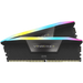 CORSAIR VENGEANCE RGB 32GB 2x16GB DDR5 6000MHz DIMM Unbuffered 36-39-39-76 STD PMIC XMP 3.0 Black Heatspreader Black