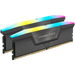 CORSAIR VENGEANCE RGB 32GB 2x16GB DIMM DDR5 6000MT/s Unbuffered 30-36-36-76 Std PMIC AMD EXPO Cool Grey Heatspreader