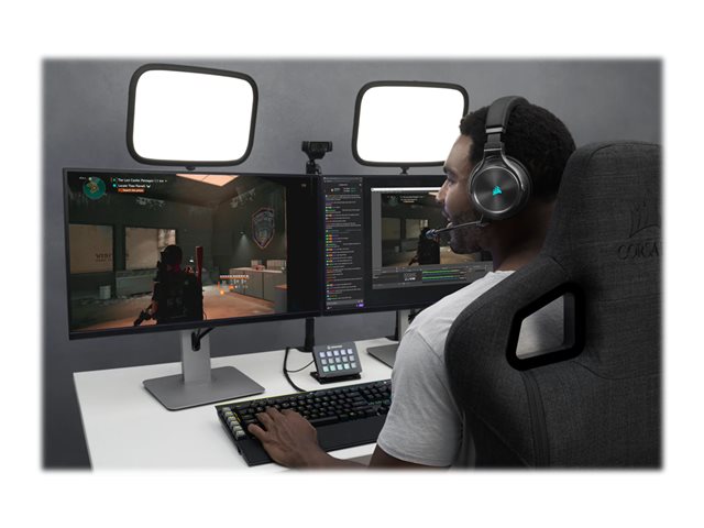 CORSAIR Gaming Virtuoso RGB Wireless XT High-Fidelity Gaming Headset Slate EU version