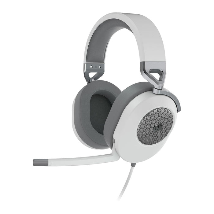 Corsair HS65 Gaming Headset with Microphone - White