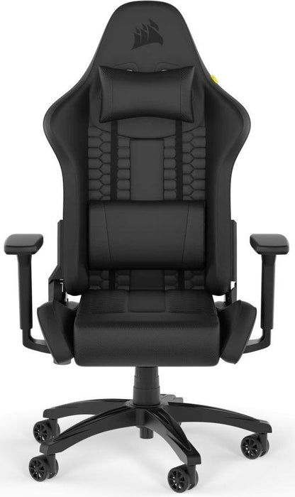 Corsair TC100 RELAXED Gaming Chair - Leatherette Black/Black