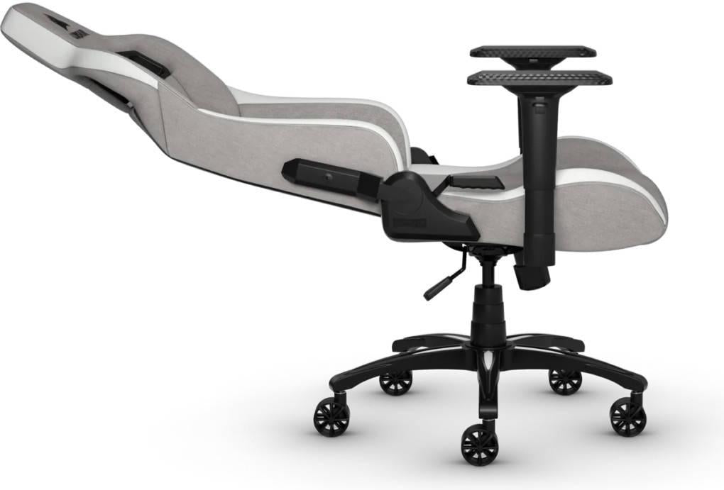 Corsair T3 RUSH Gaming Chair - Fabric Grey/White