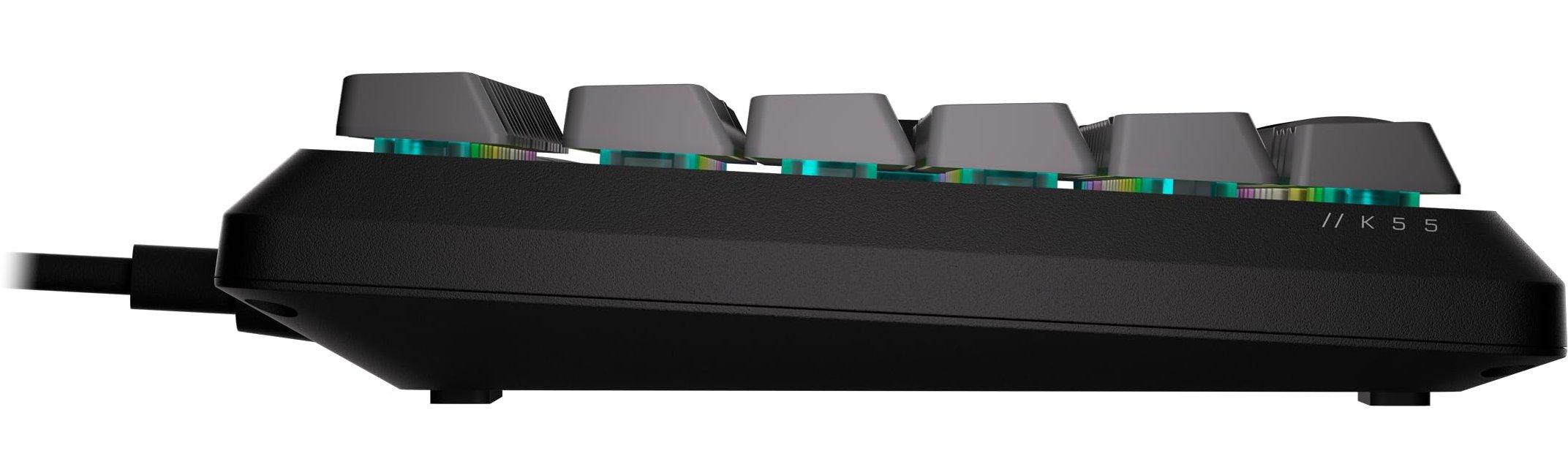 Gaming membrane keyboard Corsair K55 Core RGB