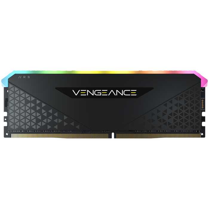 CORSAIR VENGEANCE RGB RS 16GB DDR4 3200MHz DIMM Unbuffered 16-20-20-38 Black PCB 1.35V XMP 2.0