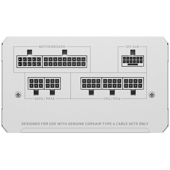 Corsair RM750e White 750W 80+ Gold ATX 3.1, Fully Modular Power Supply