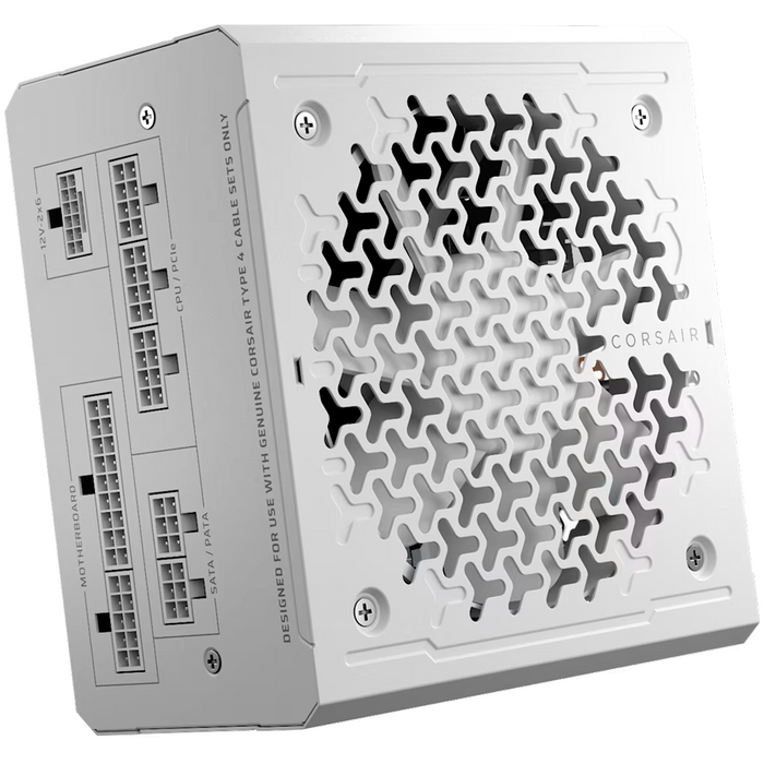 Corsair RM1000e White 1000W 80+ Gold ATX 3.1, Fully Modular Power Supply