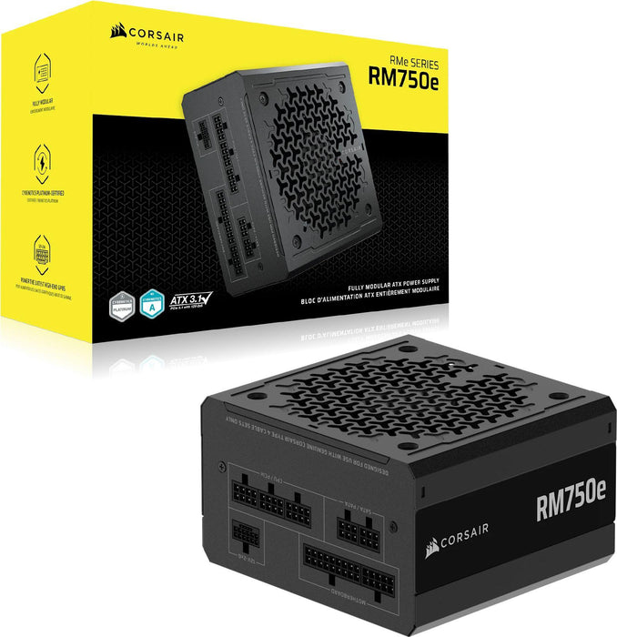 Corsair RM750e 750W 80+ Gold ATX 3.1, Fully Modular Power Supply
