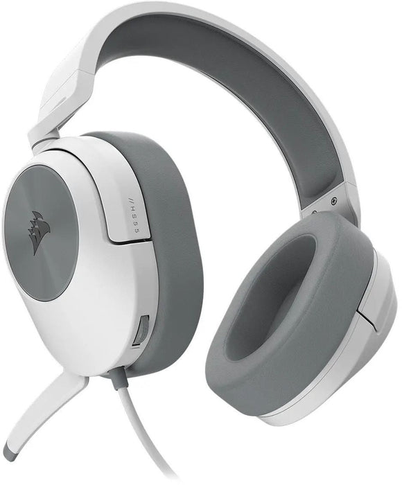 Corsair HS55 Stereo Gaming Headset with Microphone - White