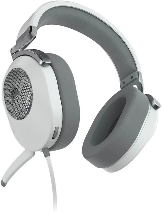 Corsair HS65 Gaming Headset with Microphone - White