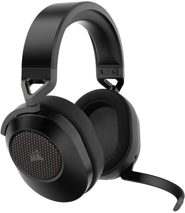 Gaming headset with microphone Corsair HS65 v2 Carbon wireless and bluetooth PC/PS5/PS4, Black