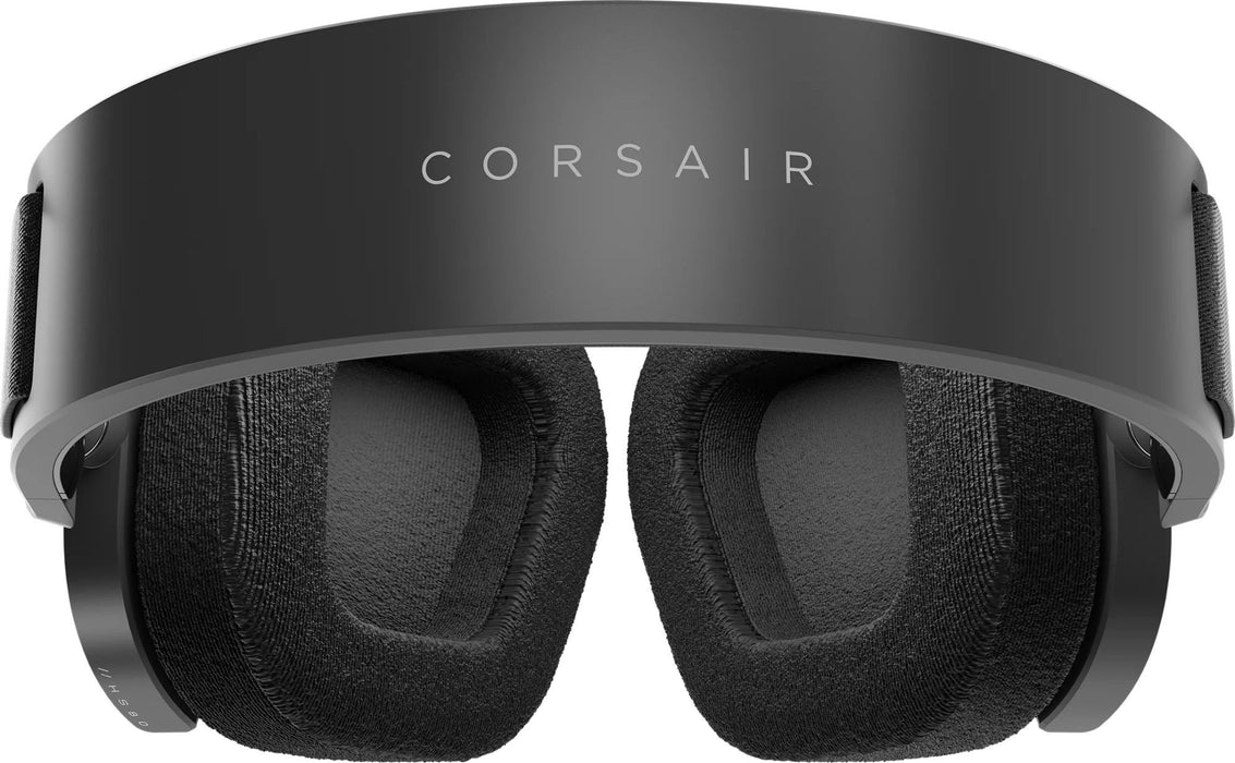 Gaming headset with microphone Corsair HS80 MAX Steel Gray wireless and bluetooth PC/PS5/PS4