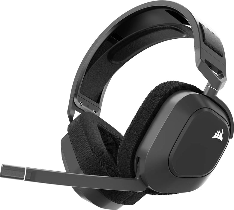Gaming headset with microphone Corsair HS80 MAX Steel Gray wireless and bluetooth PC/PS5/PS4