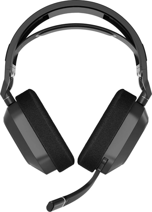 Gaming headset with microphone Corsair HS80 MAX Steel Gray wireless and bluetooth PC/PS5/PS4