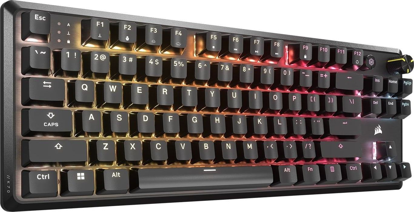 Corsair K70 RGB MK.2 Core TKL Mechanical Gaming Keyboard, Corsair MLX Red Switch