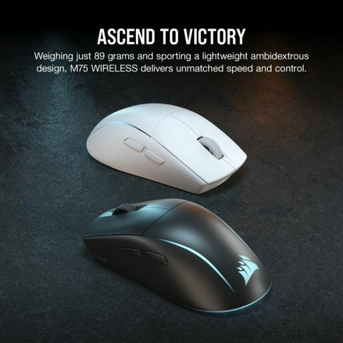 Gaming wireless/bluetooth mouse Corsair M75 Black Wireless Lightweight RGB