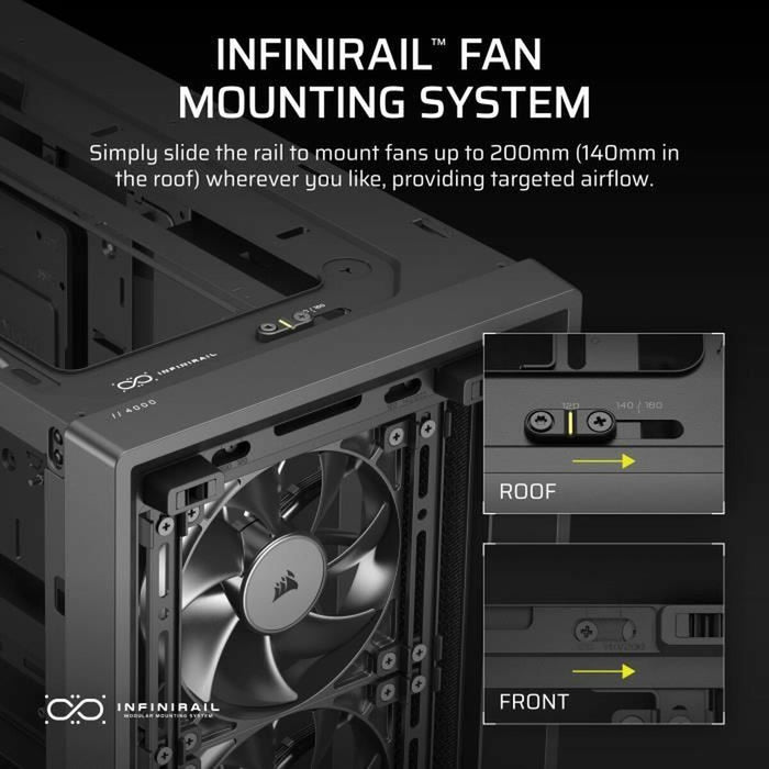 ATX Semi-tower Box Corsair Black