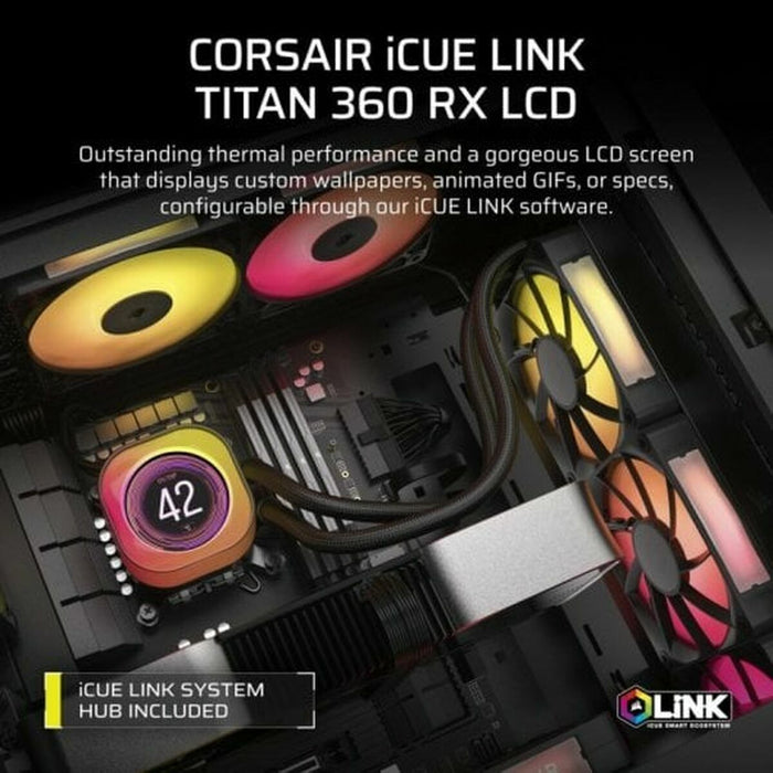 Liquid Refrigeration Kit Corsair iCUE LINK TITAN 360 RX LCD
