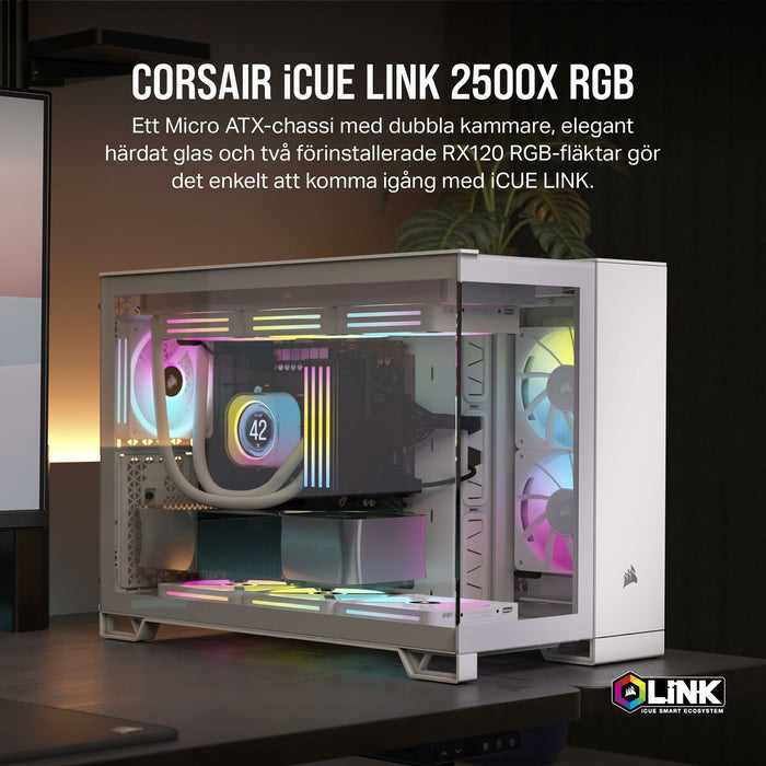 ATX Semi-tower Box Corsair White
