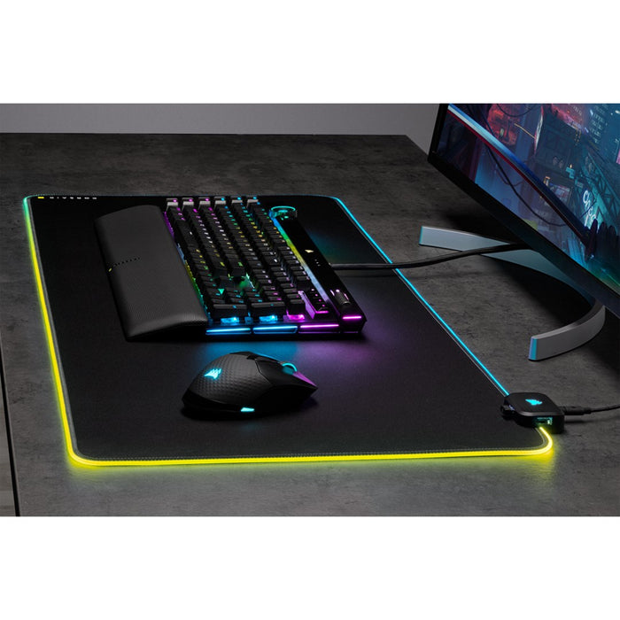 Corsair MM700 Extended RGB Gaming Mouse Pad, 930mm x 400mm