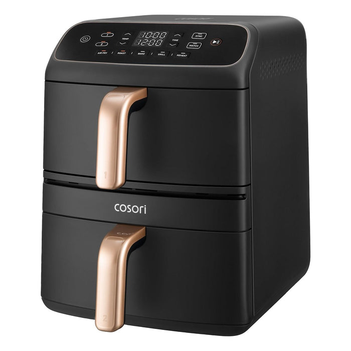 COSORI Turbo Tower Compact Air fryer 8.6 L Black