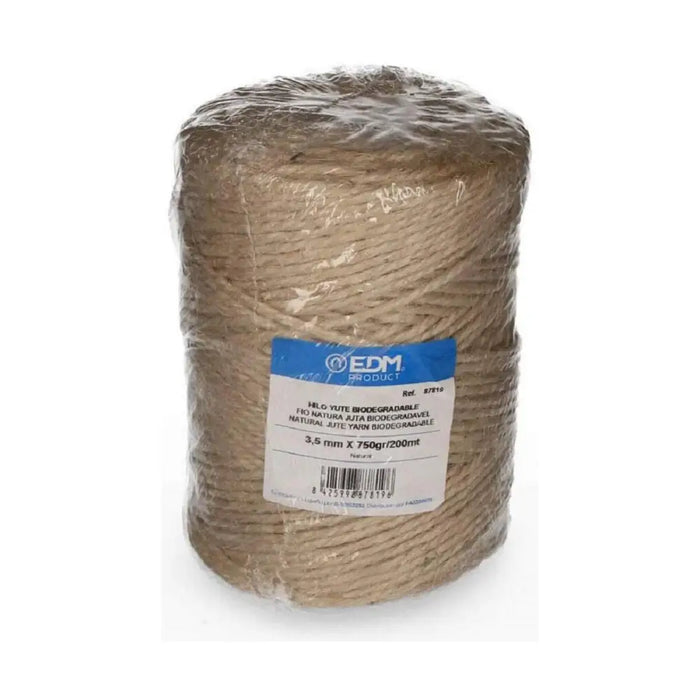 Cotton reel EDM 87819 Natural Elastic Biodegradable Natural Fibre - Почистване Прахосмукачки И Гладене<<<Дом