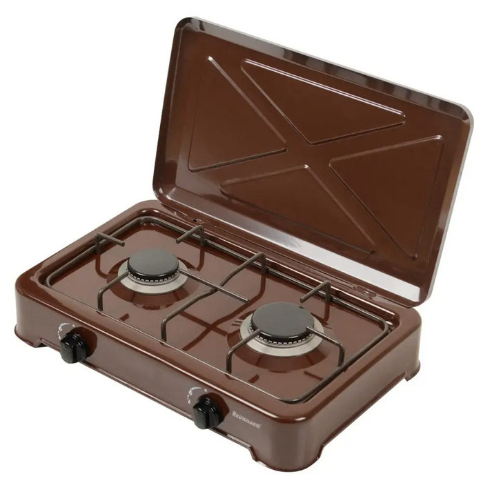 Countertop Hob Gas Ravanson K-02BR [2 zone(s)] - CookersAGD-KTU<<<Home Appliance - ProductsAGD<<<ActionPL