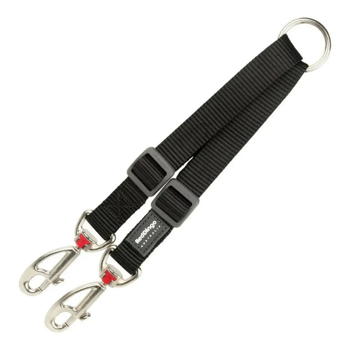 Coupling for 2-dog lead Red Dingo Black black (2 x 25-34 cm) - Домашни Животни<<<Дом Градина<<<BigBuy&&&Пътуване и