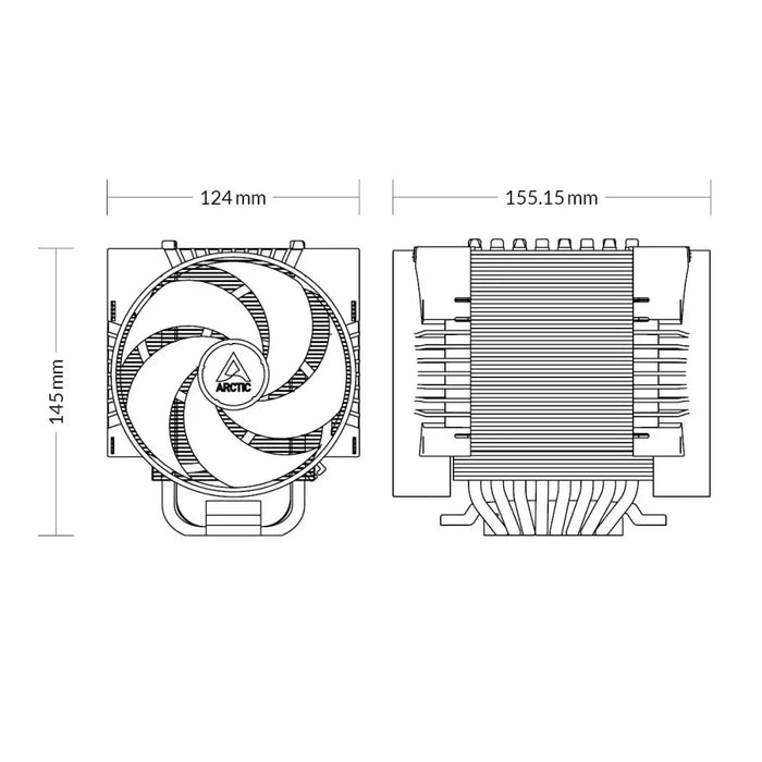 CPU Cooler ARCTIC Freezer 4U-M - ACFRE00133A - Охладители за процесори<<<Компютърни компоненти<<<ValiAPI