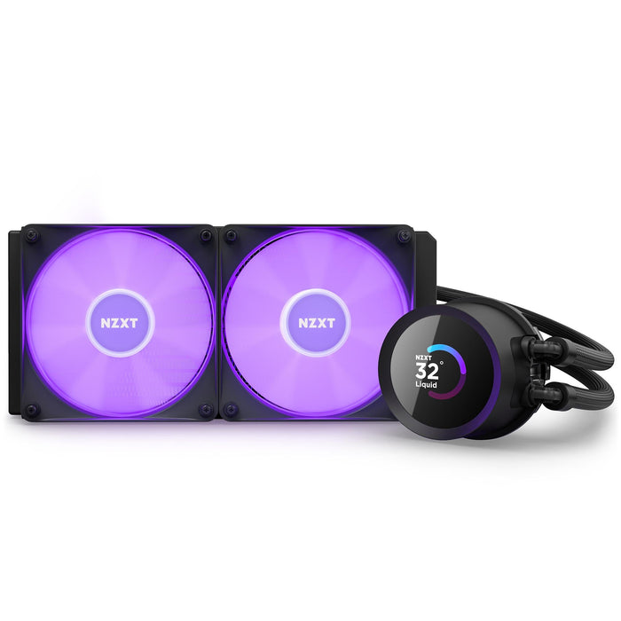 CPU Cooler NZXT Kraken 240 RGB Black LCD Display - Охладители за процесори<<<Компютърни