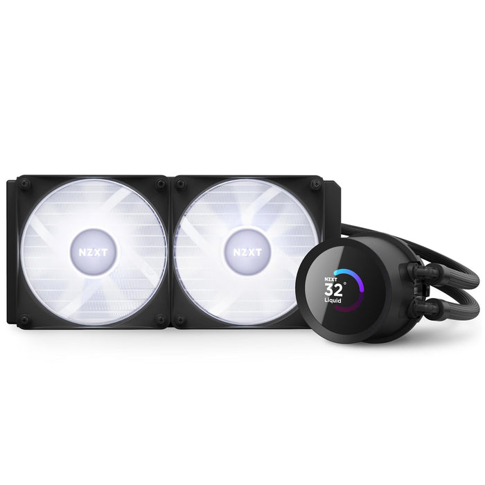 CPU Cooler NZXT Kraken 240 RGB Black LCD Display - Охладители за процесори<<<Компютърни