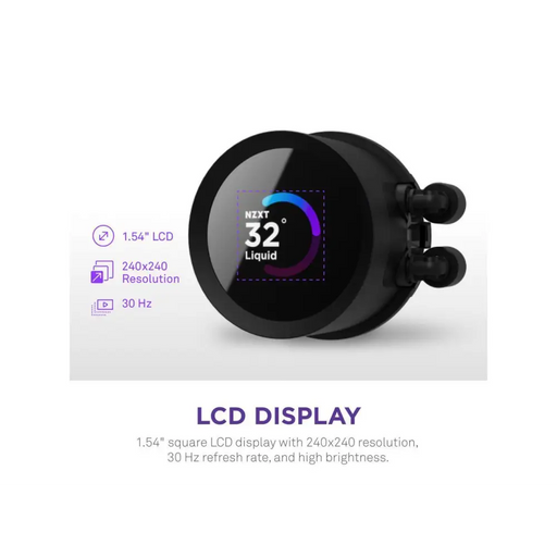 CPU Cooler NZXT Kraken 360 Black 1.54 ’LCD Display - Охладители за процесори<<<Компютърни