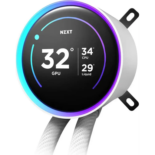 CPU Cooler NZXT Kraken Elite 280 V2 RGB White LCD Display - Охладители за процесори<<<Компютърни