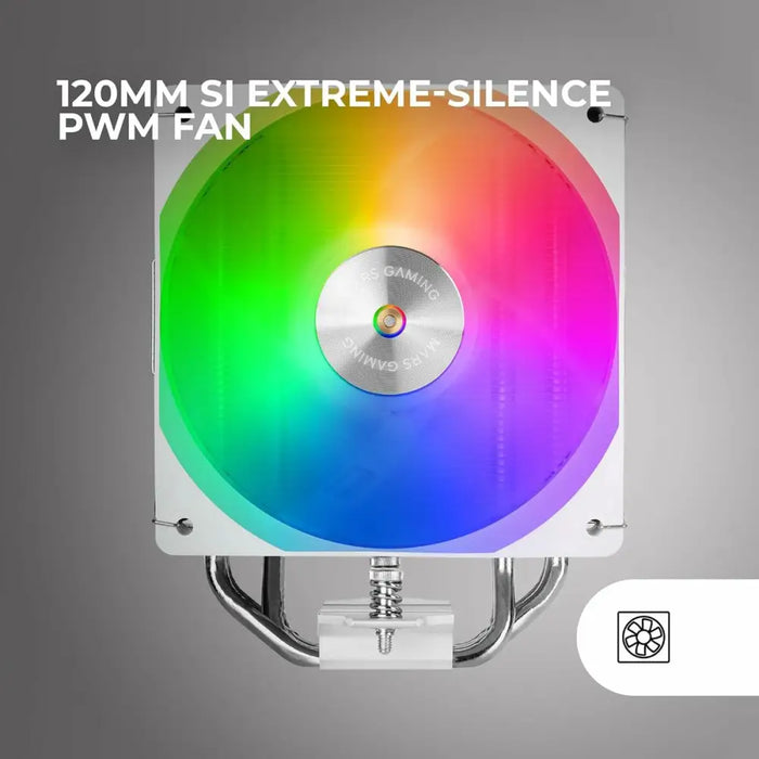 CPU Fan Mars Gaming MCPUX4ARGBW - Компютър Мрежи и компоненти<<<Компютри| Електроника<<<BigBuy&&&Охлаждане<<<Компютър