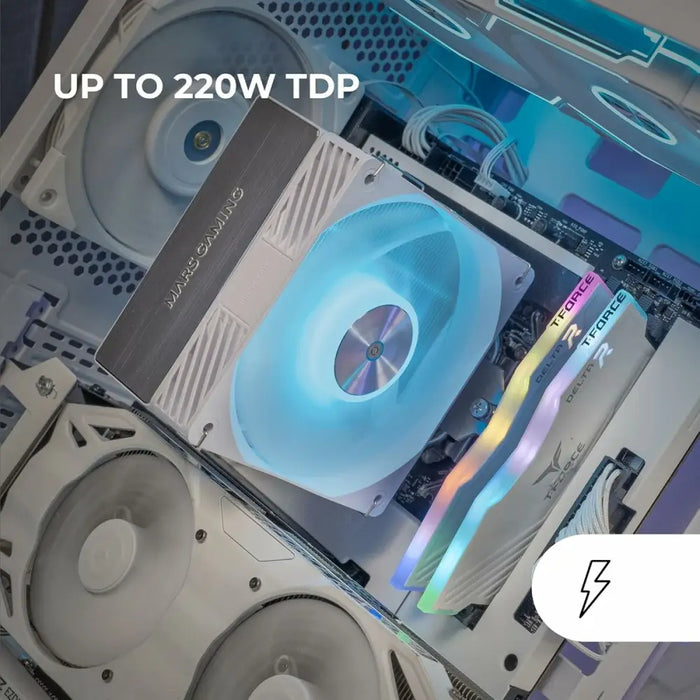 CPU Fan Mars Gaming MCPUX4ARGBW - Компютър Мрежи и компоненти<<<Компютри| Електроника<<<BigBuy&&&Охлаждане<<<Компютър