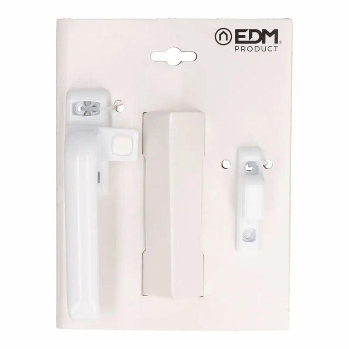 Crank EDM 85456 6801 White Aluminium Left Pressure closure - Сигурност Удома<<<Дом Градина<<<BigBuy&&&Системи за