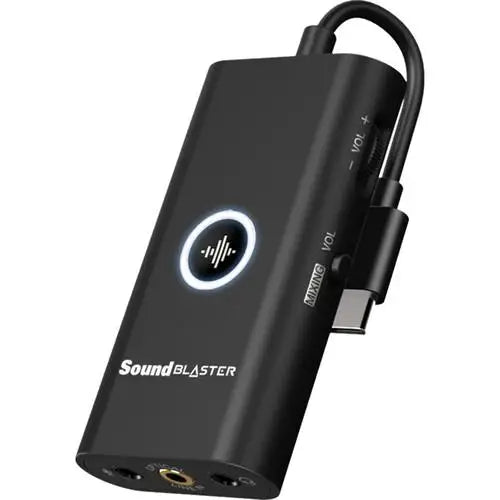 Creative Sound Blaster G3 Portable External USB-C DAC (Digital-to-Analog Converter) - Звукови карти<<<Компютърни